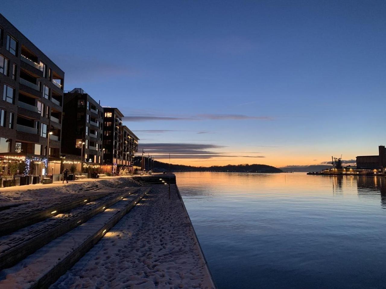 Luxury 2-Bedroom Apartment With Seaview In Oslo City Center Eksteriør bilde