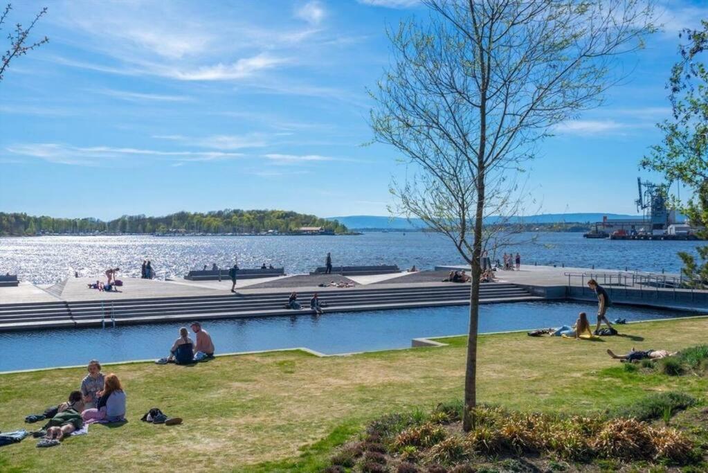 Luxury 2-Bedroom Apartment With Seaview In Oslo City Center Eksteriør bilde